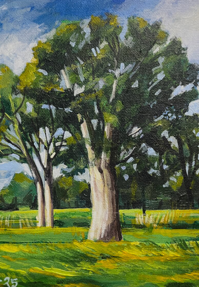 Private Landscape Painting Tuition Class