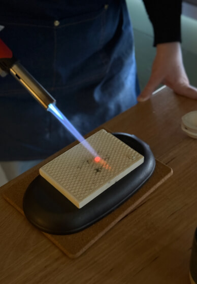 Pure Silver Pebble Pendant Jewelry Workshop