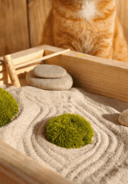 Purr Garden X Rescue Kittens DIY Mini Zen Garden Class