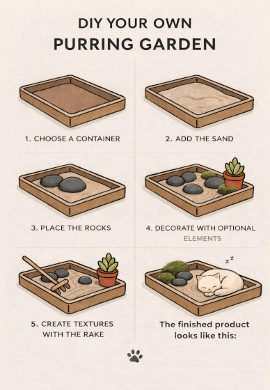 Purr Garden X Rescue Kittens DIY Mini Zen Garden Class