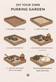 Purr Garden X Rescue Kittens DIY Mini Zen Garden Class