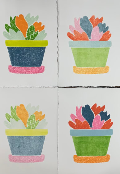 Puzzle Printing Class - Happy Houseplants