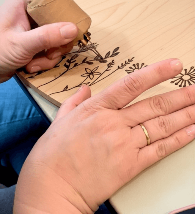 Pyography Workshop: Serving Board and Utensil