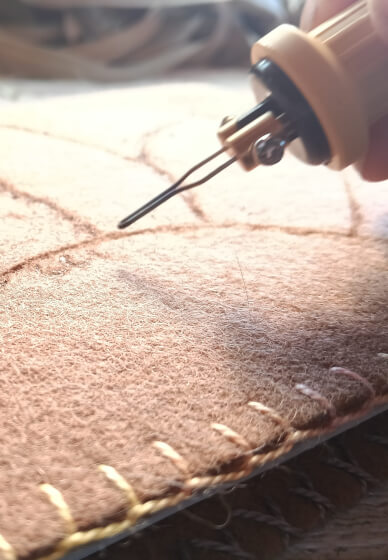Pyrography - Felt - Burning - Journal Cover Class