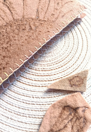 Pyrography - Felt - Burning - Journal Cover Class