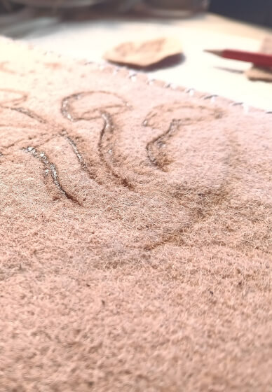 Pyrography - Felt - Burning - Journal Cover Class