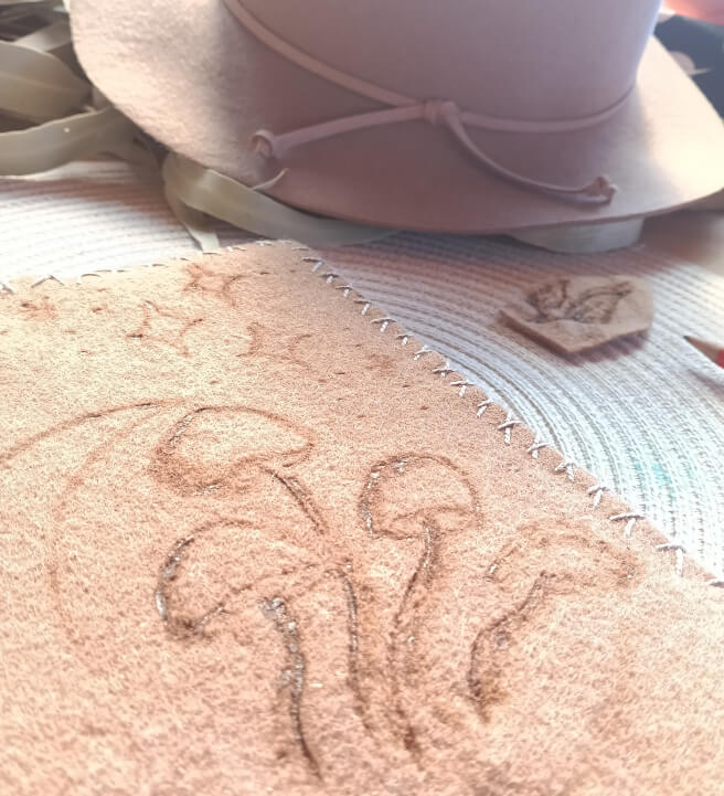 Pyrography - Hat Burning