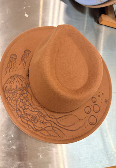 Pyrography Workshop: Custom Hat or Grazing Board