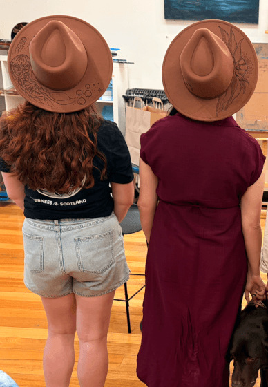 Pyrography Workshop: Custom Hat or Grazing Board