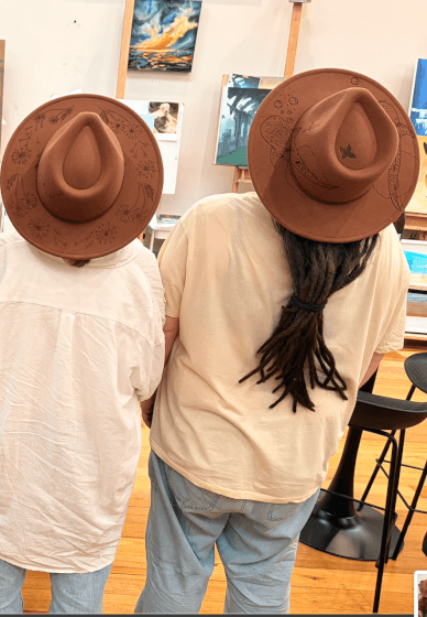 Pyrography Workshop: Custom Hat or Grazing Board