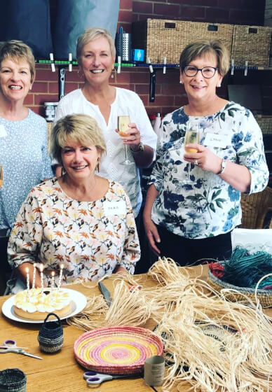 Raffia Wave Basket Workshop