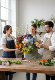 Rainbow Christmas Wreath Workshop