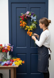 Rainbow Christmas Wreath Workshop