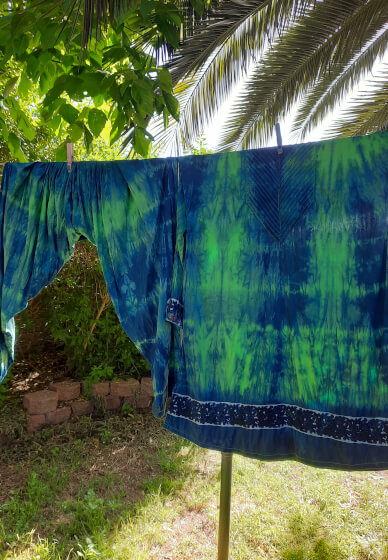 Rainbow Shibori Fabric Workshop for Adults