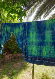 Rainbow Shibori Fabric Workshop for Adults