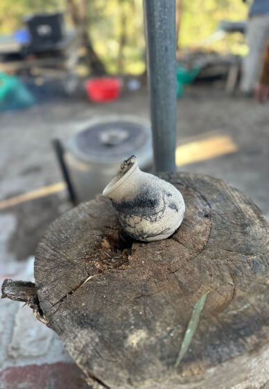 Raku Firing Pottery Workshop