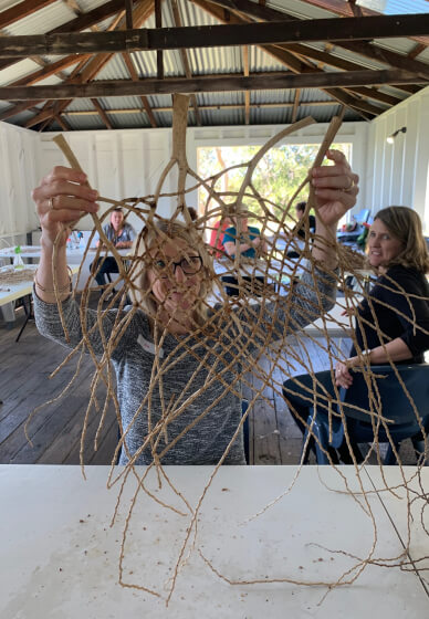 Random Weave Sculpture Workshop - Byron Bay