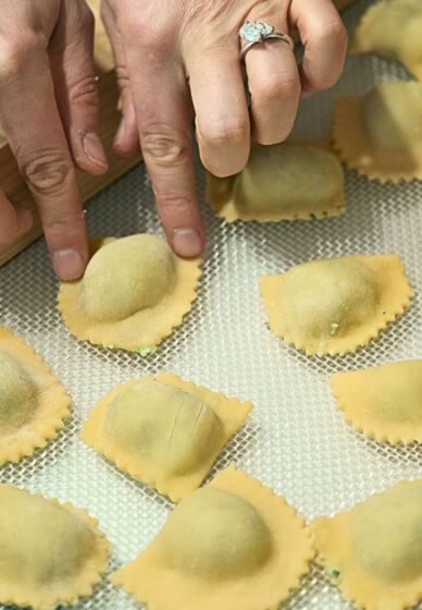 Ravioli, Tortellini and Panna Cotta Class