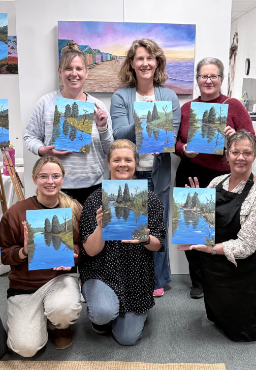 Relaxed Pace Art Class