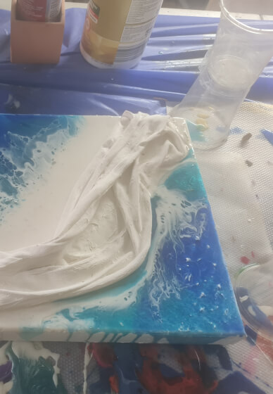 Resin and Textured Wall Art
