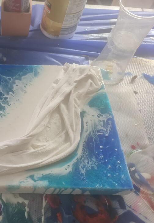 Resin and Textured Wall Art
