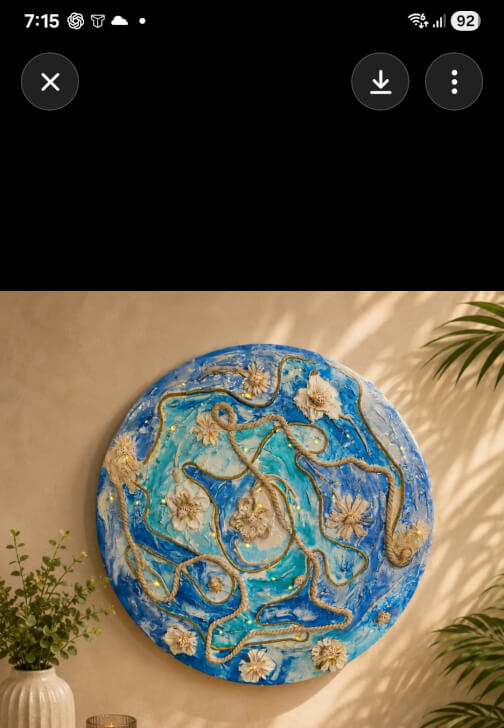 Resin and Textured Wall Art