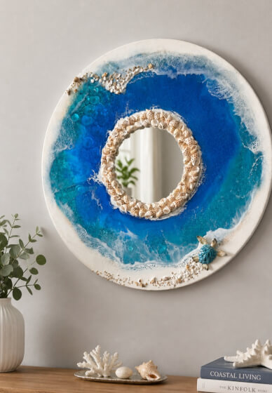 Resin and Textured Wall Art