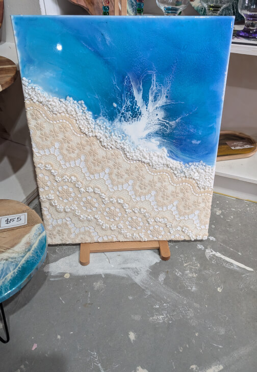 Resin and Textured Wall Art