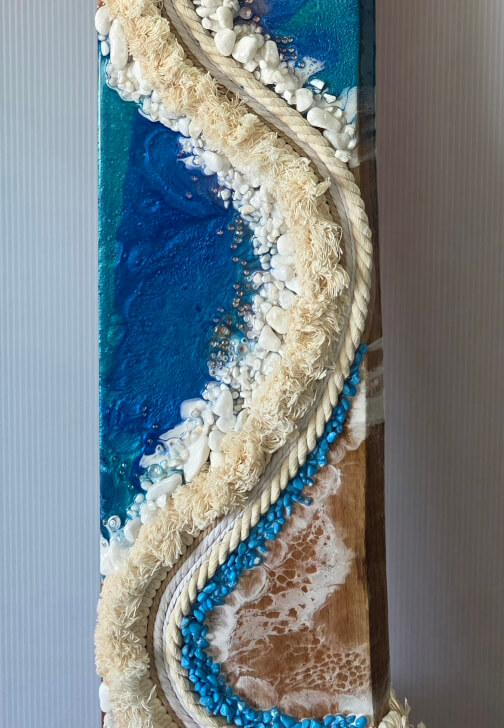 Resin and Textured Wall Art