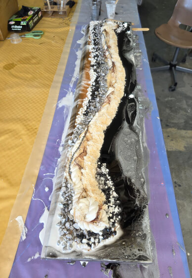 Resin and Textured Wall Art