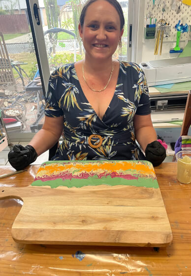 Resin Art Class: Make Your Own Charcuterie Board