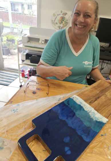 Resin Art Class: Make Your Own Charcuterie Board