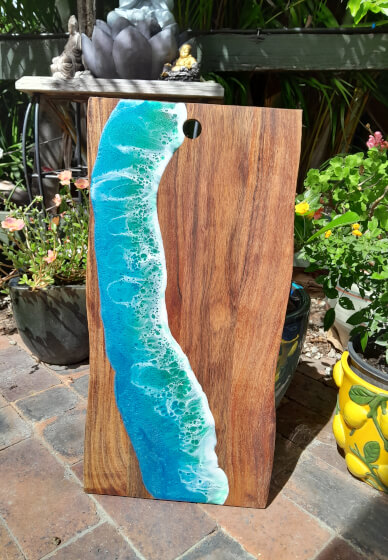 Resin Art Class: Make Your Own Charcuterie Board