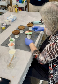 Resin Art Class on Cheeseboards, Coasters and Lazy Susans
