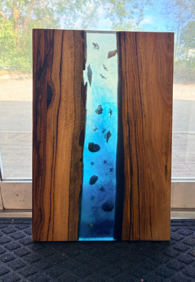 Resin Art Workshop: River Resin Grazing Board