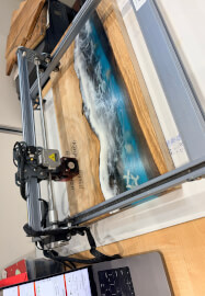 Resin Art Workshop: River Resin Grazing Board