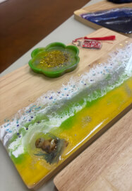 Resin Art Workshop: Serving Board and Coaster