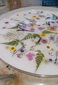 Resin Casting Workshop: Using Dried Flowers