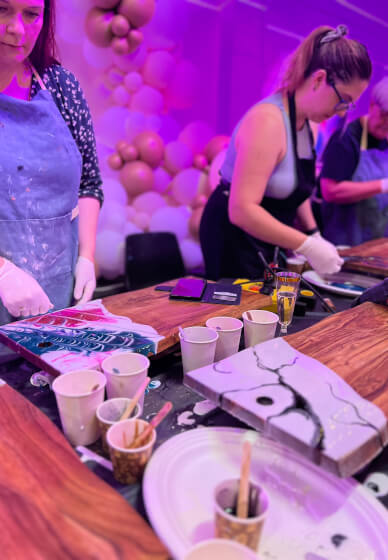 Resin Cheese Board and Sip Class - New Venue Brighton