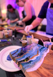 Resin Cheese Board and Sip Class - Little Ginger