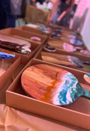 Resin Cheese Board and Sip Class - New Venue Brighton