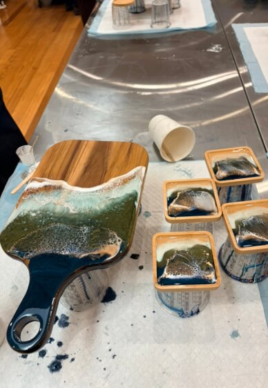 Resin Cheeseboard Workshop
