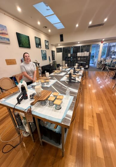 Resin Cheeseboard Workshop