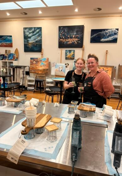 Resin Cheeseboard Workshop