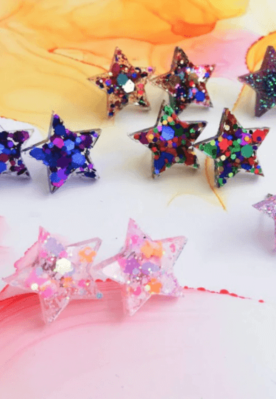 Resin Christmas Earring Workshop