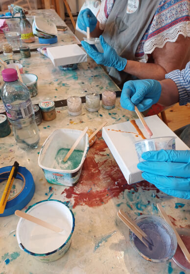Resin Geode Art Workshop - Using Really Crystals