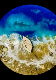 Resin Masterclass: Resin Ocean Beach Scene Art