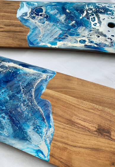 Resin Pouring Mini Serving Paddle Workshop