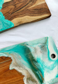 Resin Pouring Mini Serving Paddle Workshop