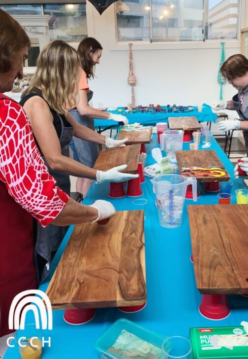Resin Pouring Mini Serving Paddle Workshop